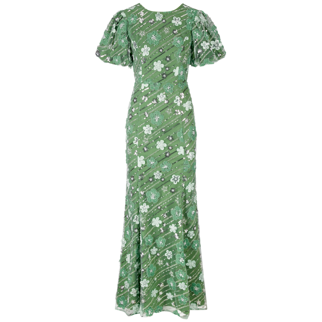 AMARA LONG DRESS TROPICAL GARDEN