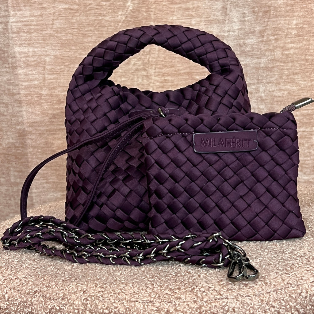 NÈA BRAIDED DARK PLUM MINI