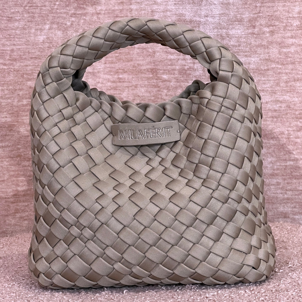 NÈA BRAIDED TAUPE MINI