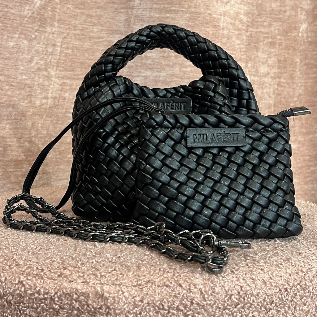 NÈA BRAIDED BLACK MINI