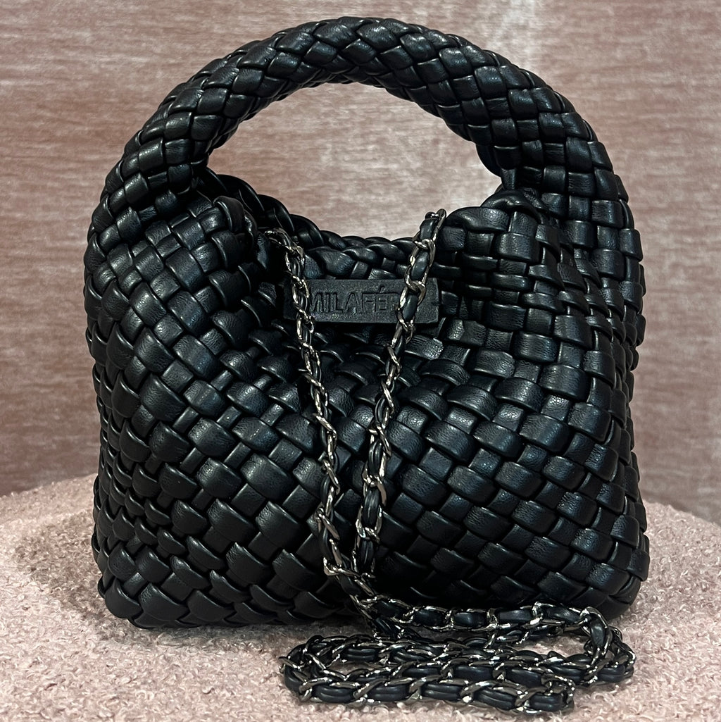 NÈA BRAIDED BLACK MINI