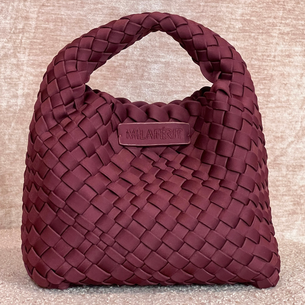 NÈA BRAIDED MAROON MINI