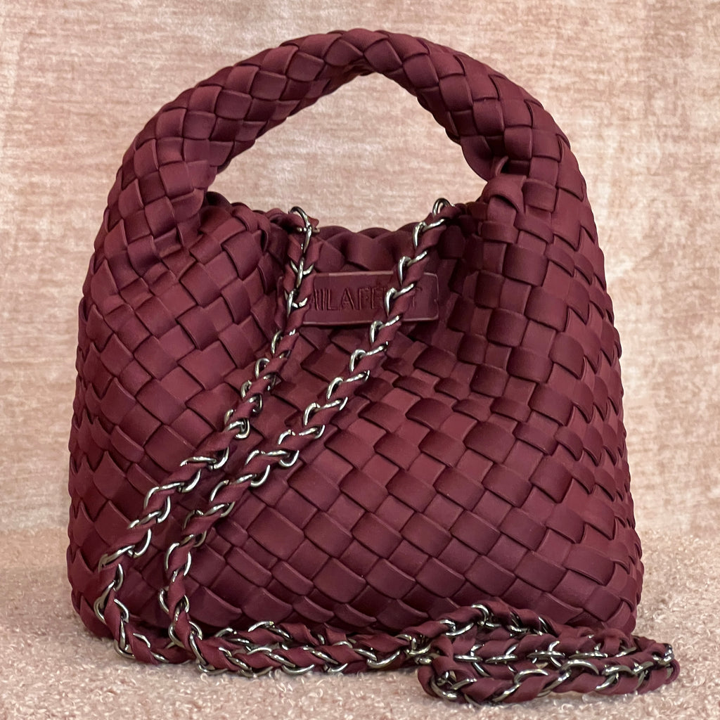 NÈA BRAIDED MAROON MINI