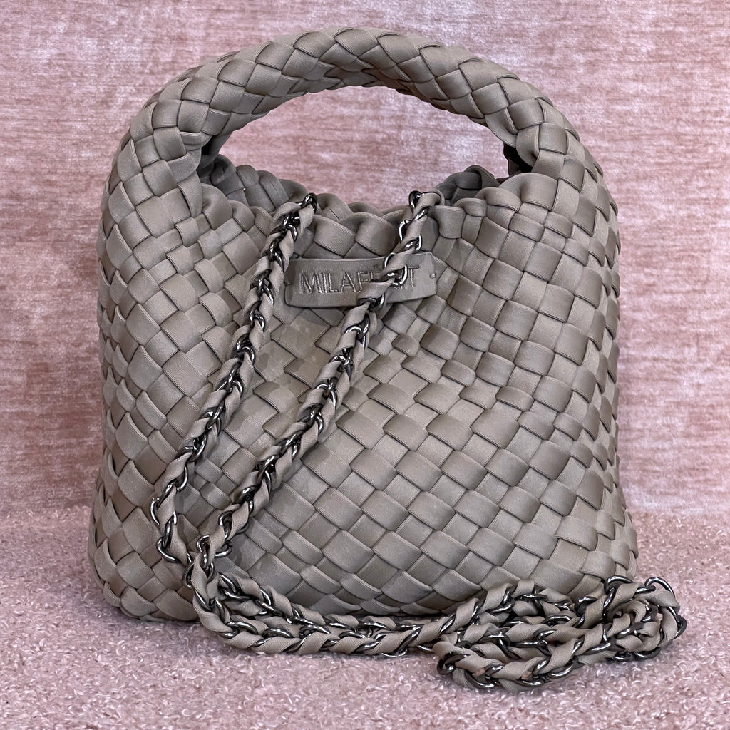 NÈA BRAIDED TAUPE MINI